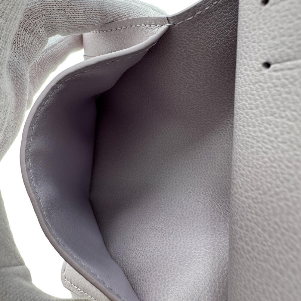 Louis Vuitton M25705 Compact Wallet Monogram Leather Portefeuille Lou Bifold Wallet Misty Lilac Leather Women Used