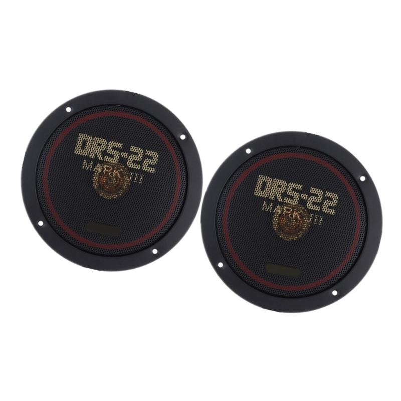1Pair 6.5" 2-Way Coaxial Full Ranges Frequency Speakers Automobile Audios Music Stereo Speaker Auto Door Subwoofer