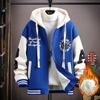 Herbst und Winter Plus Samt Kapuzenjacke Jungen Große Kinder Warme Jacke Student Baseball Uniform