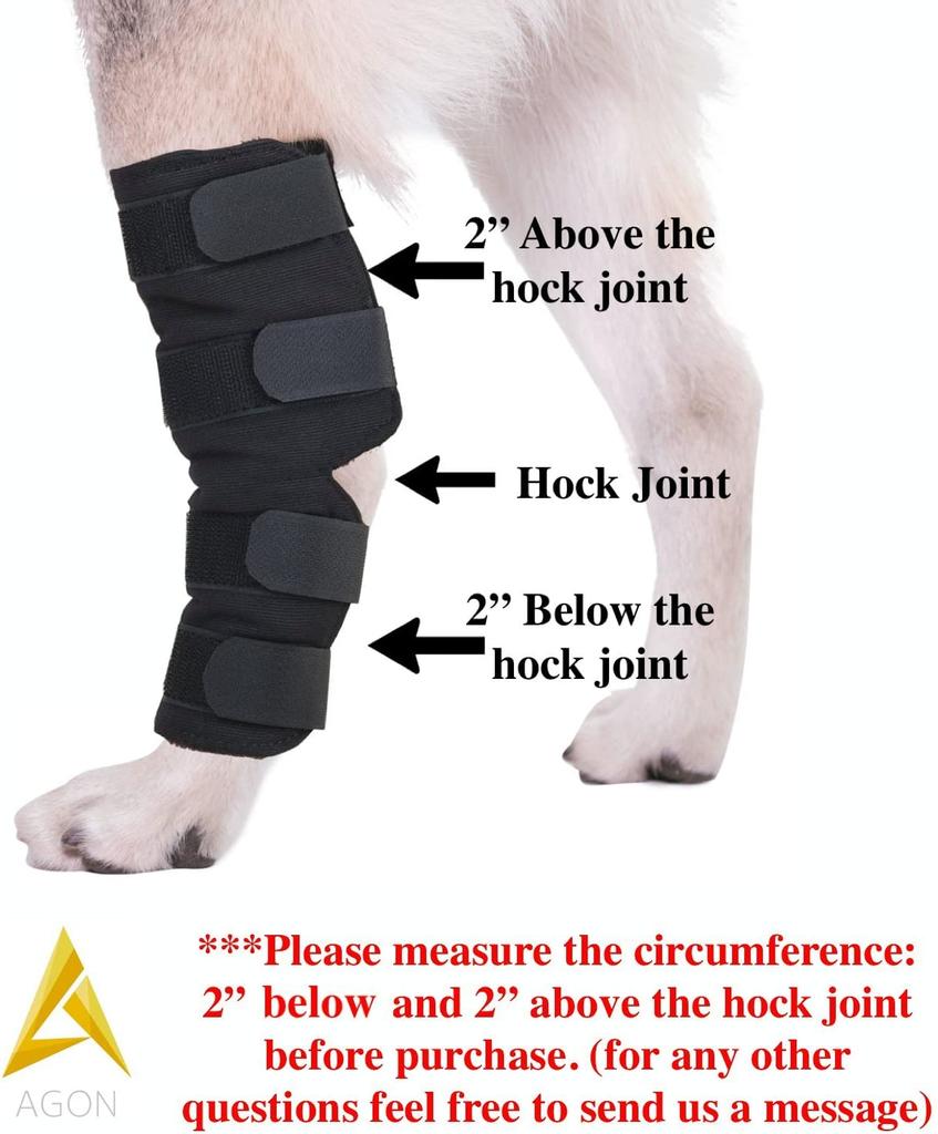 1 Pc Dog Leg Brace Pet Knee Hock Protector Dog Knee Pad Therapeutic Support Shockproof