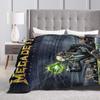 M-Megadethed Band  Blanket Quality Soft  Bedding Throws Winter Camping Couch Chair Sofa Bed Graphic Bedspread
