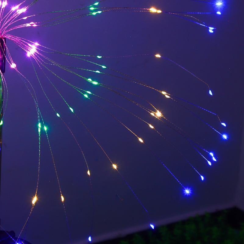 Solar LED Firework Lights for Outdoor Garden, Yard, Balcony, and Landscape Decoration