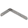 ABUL-5Pcs 125X75mm L Shape Stainless Steel Shelf Corner Brace Angle Bracket