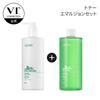VT OfficialLarge Capacity CICA Lotion Emulsion SetLotionTonerEmulsionMilkCICACeramideBeta GlucanTroubleSkin RoughnessHigh MoistureMoisture SupplyDry