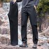 FAPAI Men's Autumn Winter Fleece-Lined Straight-Leg Casual Pants