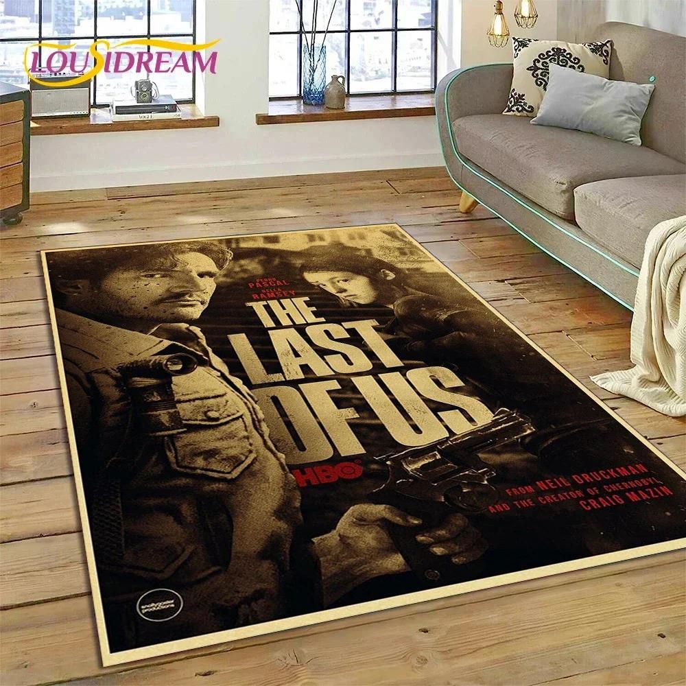 The Last of Us Horror Game TV Joel Pedro Carpet Rug for Bedroom Living Room Home Sofa Decoration,Child Large Decor Floor Mat