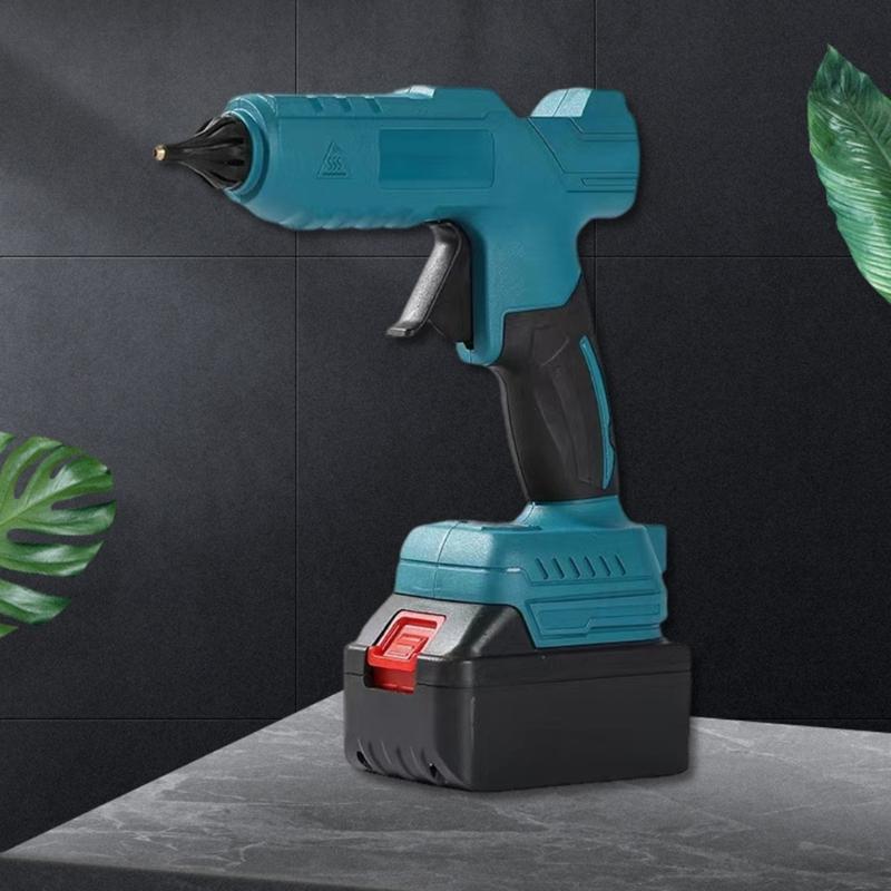 Wireless 20V Hot Adhesive Guns Suitable for 18V/20V Li Ion Batteries Quick Preheating Manufacturing DIYer Crafts Repairs