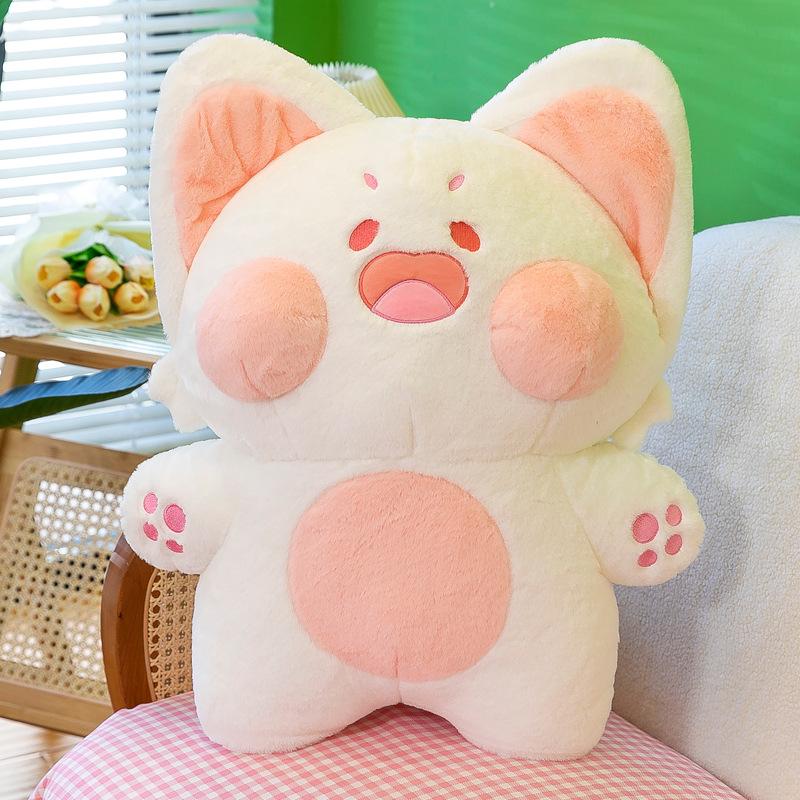 

Dudu cat doll kitten plush toy cute kitten doll sleeping throw pillow 50cm【400g】