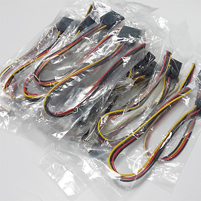 PH 2.0mm 4Pin Small Type To 15Pin HDD SATA Power Supply Cable Cord 20AWG Wire For Industrial All-in-one HD Mini 5V 12V