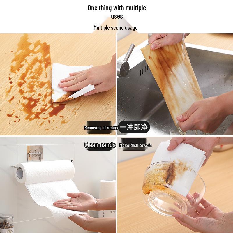 Dual-Use Degreasing Kitchen Dishcloth – Washable, Absorbent, Disposable Non-Woven Fabric for Wet and Dry Cleaning