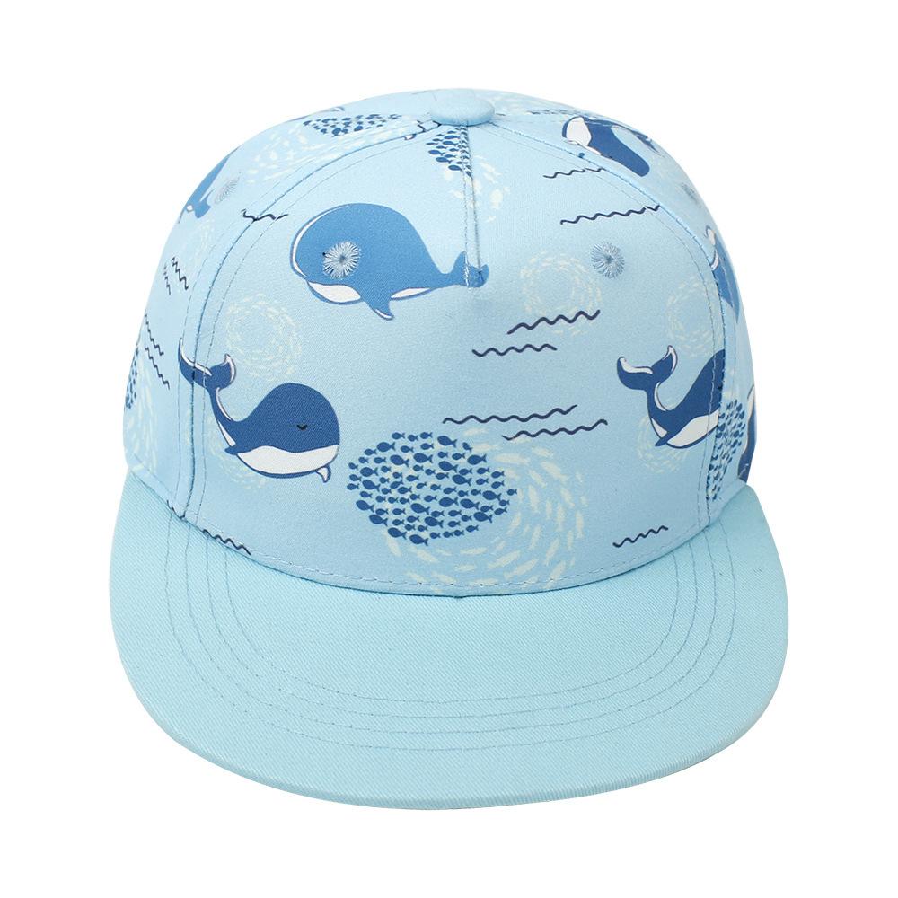 Kids Cartoon Snapback Cap Children's Hip Hop Wide Brim Trucker Hats Outdoor Sport Sun Hat UV Protection Baseball Caps