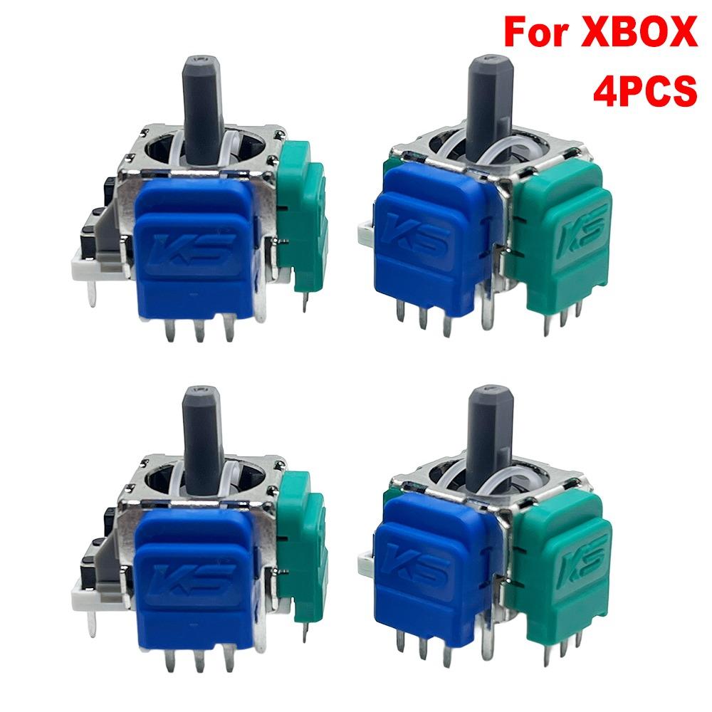 4PCS 3D Analog Hall ThumbStick Rocker Replacement for PS5/PS4/Xbox/Switch Pro Game Controller
