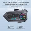 Kebidumei YP10 2X Wireless Bluetooth5.3 Motorcycle Helmet Intercom Headset Waterproof 300 M Intercomunicador Speaker Earphone