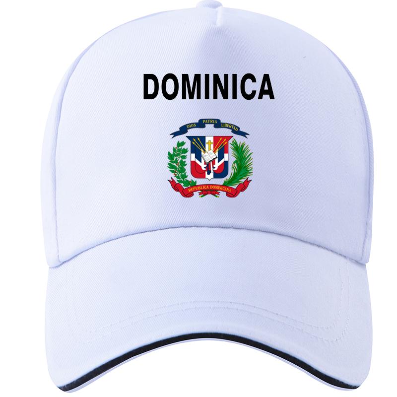 Dominicana Baseball Cap Custom Number Number Team Logo Hats Travel Spanish Nation Dominican Republic Flag Print Po Headgear