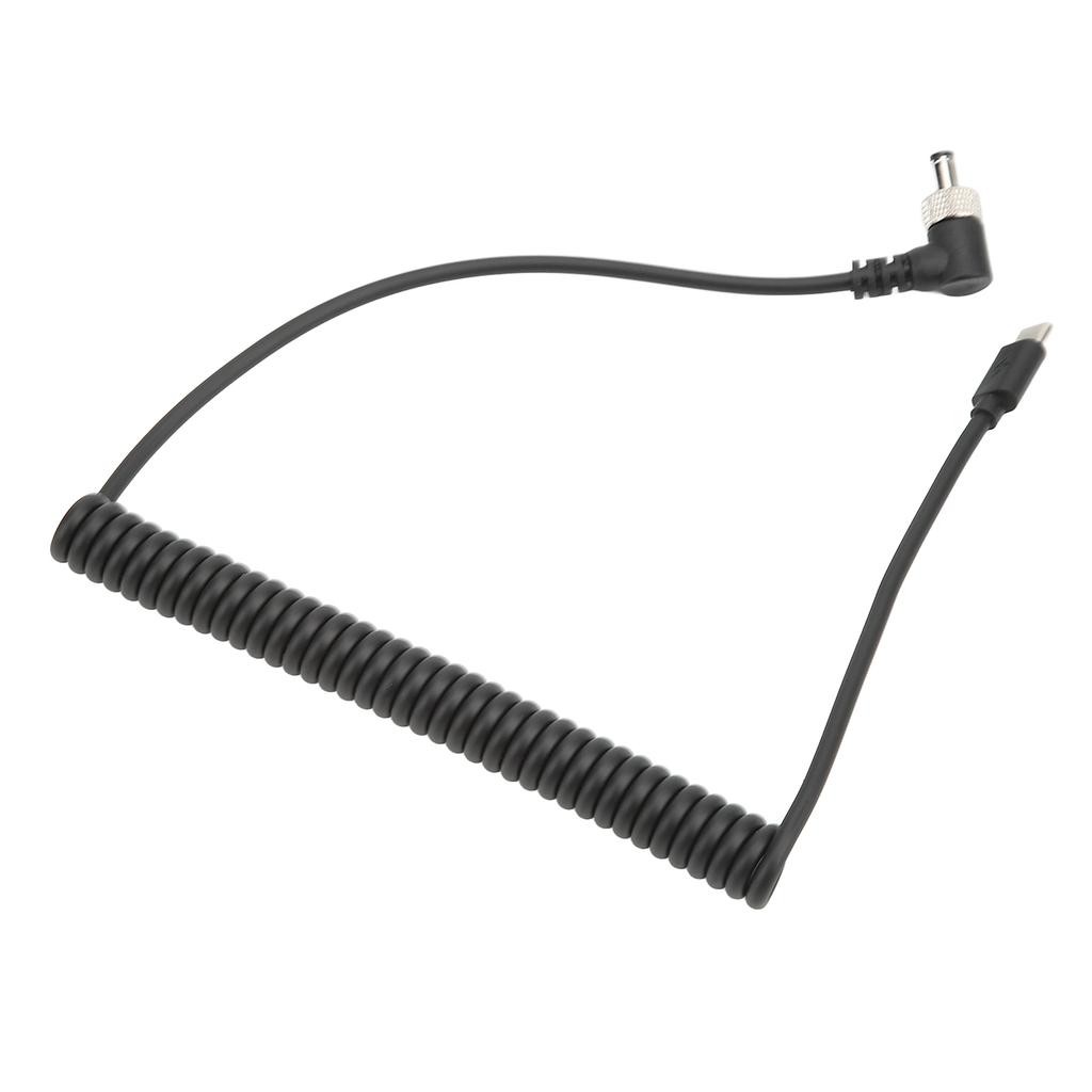 Type C to DC 5.5x2.5mm PD Power Supply Cord 12V Fast Charging Cable with Lock End for Laptop Notebook