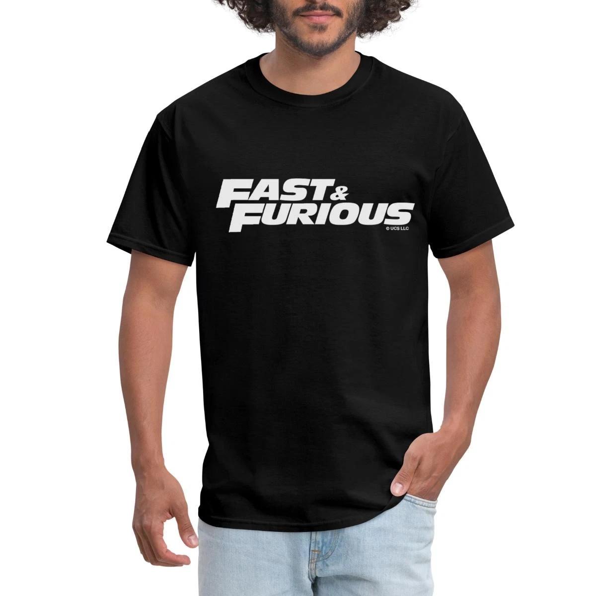 Fast And Furious Classic White Logo Men s T-Shirt XS