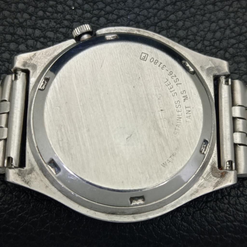 GENUINE VINTAGE SEIKO 5 AUTOMATIC 7009A JAPAN MENS BLACK DIAL WATCH A702608-1 R209-a702608