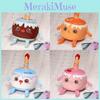 Pancake Chocolate Cake Story Plush Toy Soft Fruit Shaped Gift For Kids And Collectors