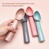 Fruit Digger Ice Cream Scoop Anti-Freeze Sorbet Spoon With Grip Handle For Yogurt Cookie Cupcake