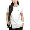 Fila Heritage Soft Comfortable Breathable Durable Simple Versatile Solid Color Knitted Short Sleeve T-Shirt Women T-Shirt F51W528101FWT