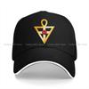 Summer Cap Sun Visor Emblem of the Rosicrucian Order Classic Hip Hop Cross Peaked Hats