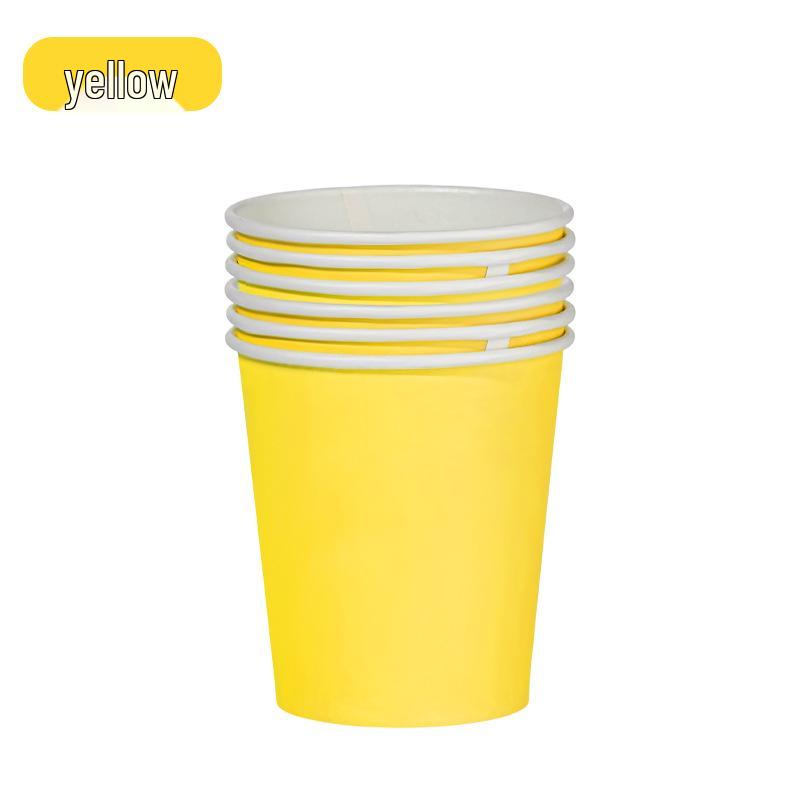 Thickened Disposable Colored Paper Cups for Kids' DIY Art & Crafts