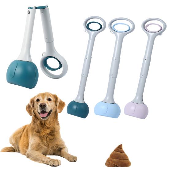 Yousheng Pooper Pick Up Long Handle Portable Foldable Large Dog Pooper Scooper Animal Waste Collector Pet Supplies