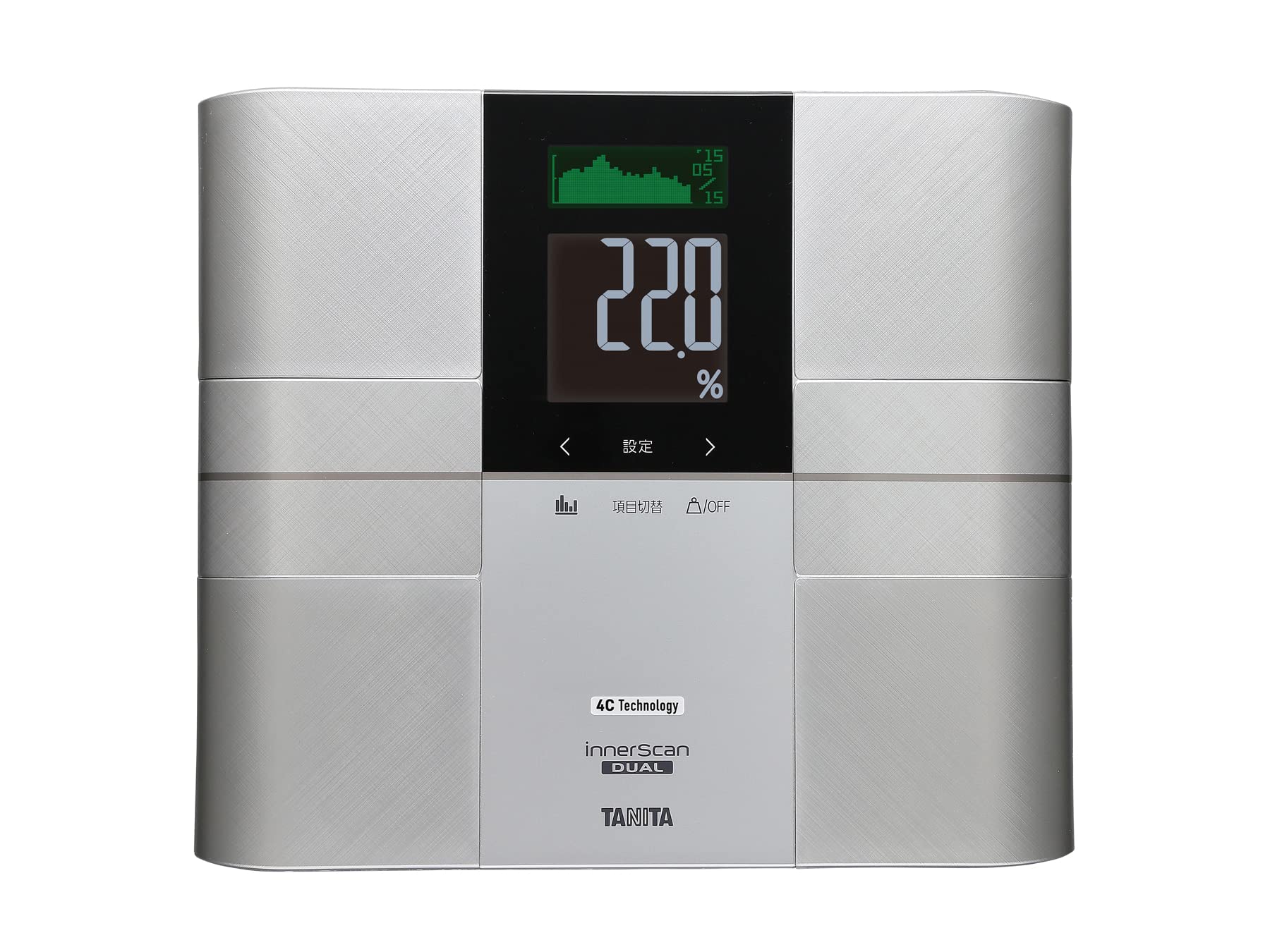 

Tanita Dual Type Body Composition Meter Inner Scan Dual RD-505 (Silver)