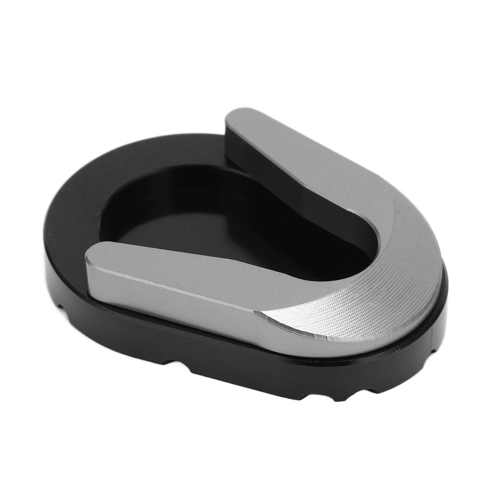 

Motorcycle Kickstand Enlarger Pad Side Stand Extender Plate Replacement for Vespa Sprint 150 2013‑2020 Gray