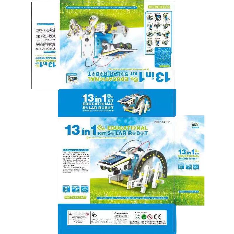 12-in-1 Solar Robot Science Kit: Educational DIY Toy for Kids