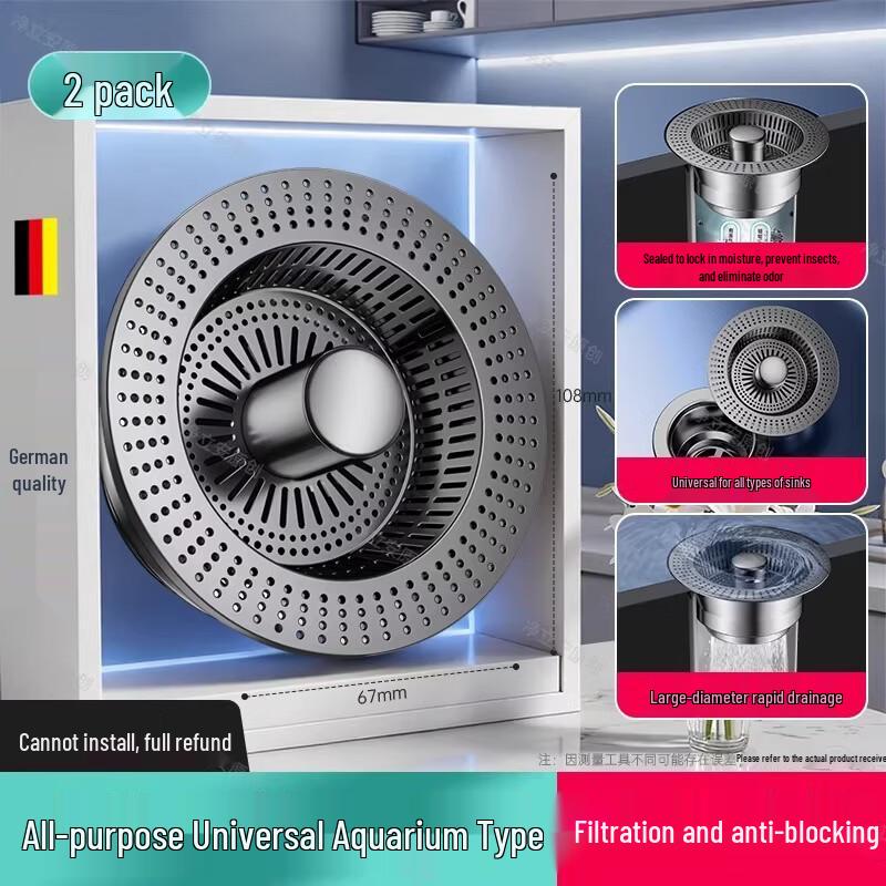 Kitchen Sink Strainer and Stopper