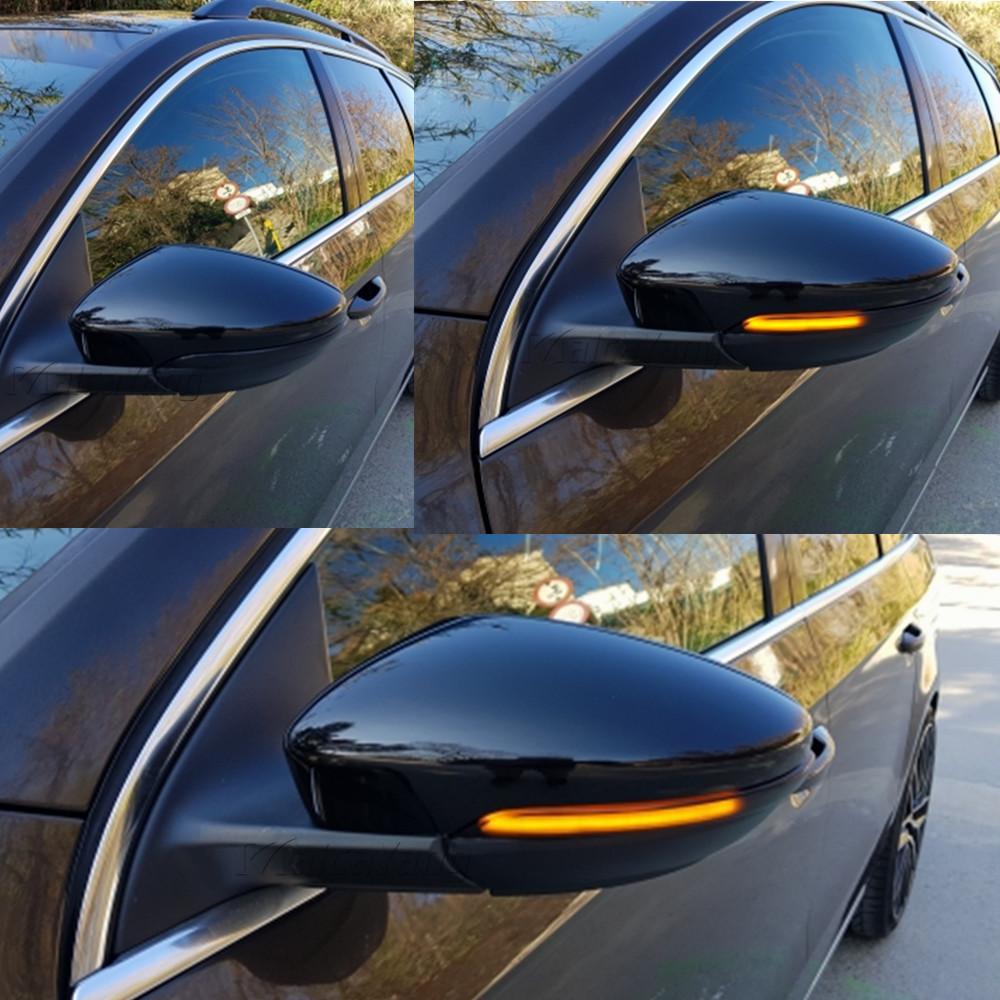 LED Side Wing Dynamic Turn Signal Light Rearview Mirror Indicator for VW Passat CC B7 Beetle Scirocco Magotan Jetta MK6 Euro PR