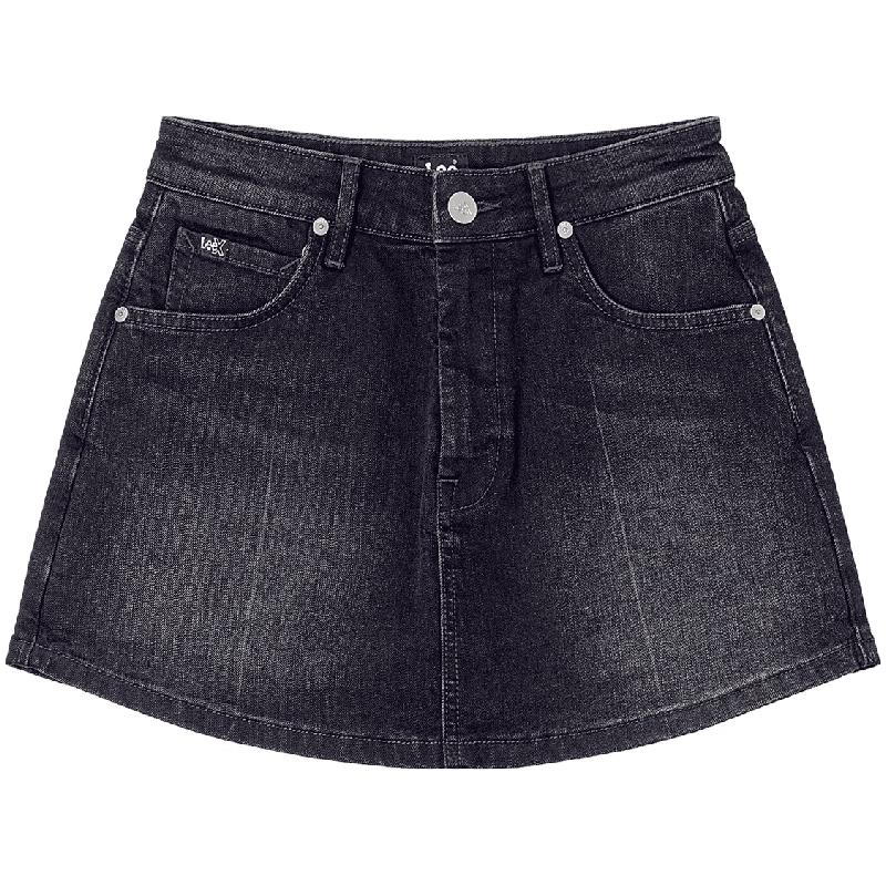 

Lee Women s Classic Five-Pocket Denim Skirt-Pants 28