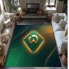 Tappeto in Velluto di Cristallo con Stampa Calcio Werder Bremen, Comodo Assorbente d'Acqua Antiscivolo Tappeto per Pavimenti Interni