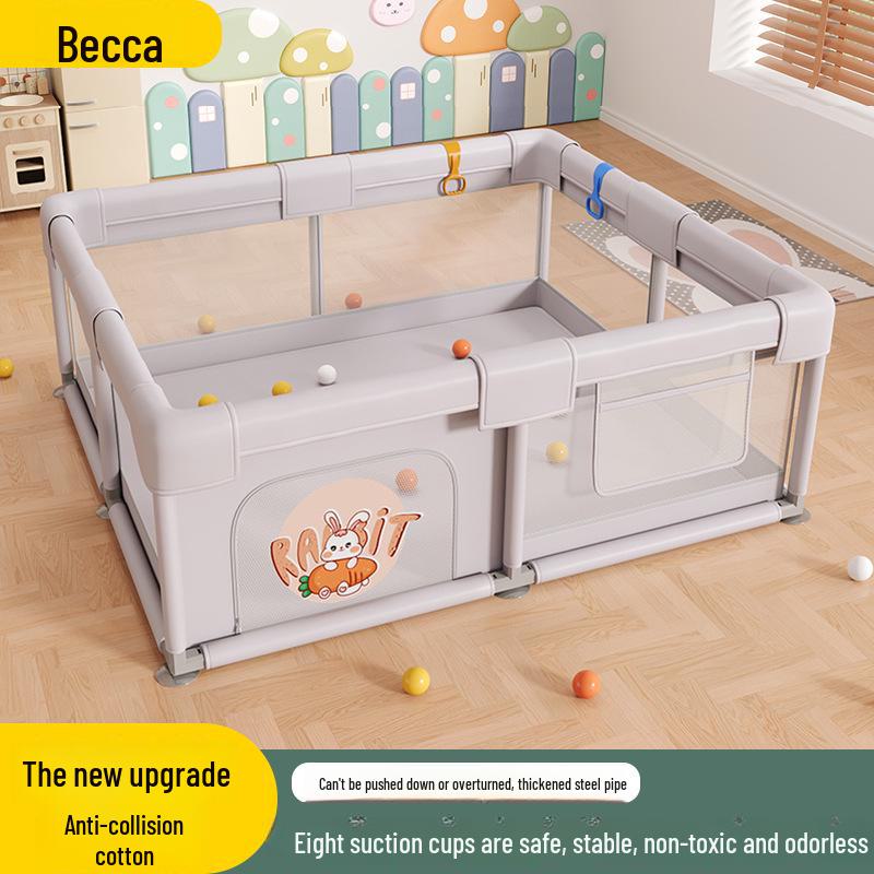 

Indoor Baby & Toddler Safety Playpen Pink 100*100*65cm (12 Rods)