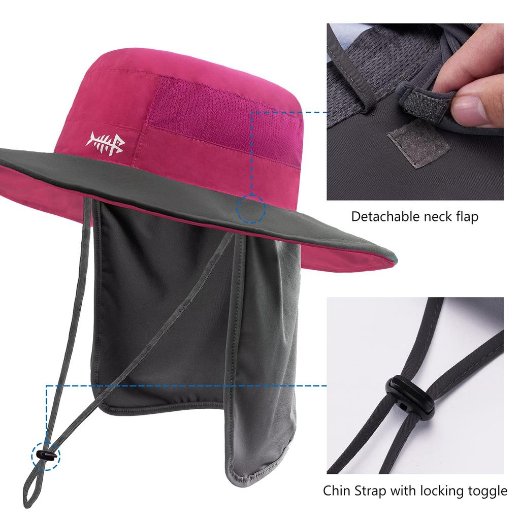 Bassdash Fishing Hat UV Sun Farm Mountain Climbing Women's [Water-Repellent, UPF50+, Protection, Quick-Drying, Lightweight] Cap, Fishing, Hat, Work,
