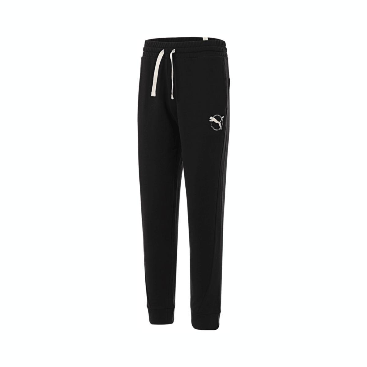

Puma Sports Training Mid-Waist Drawstring Casual Pants Men pants Black 686369-01 S