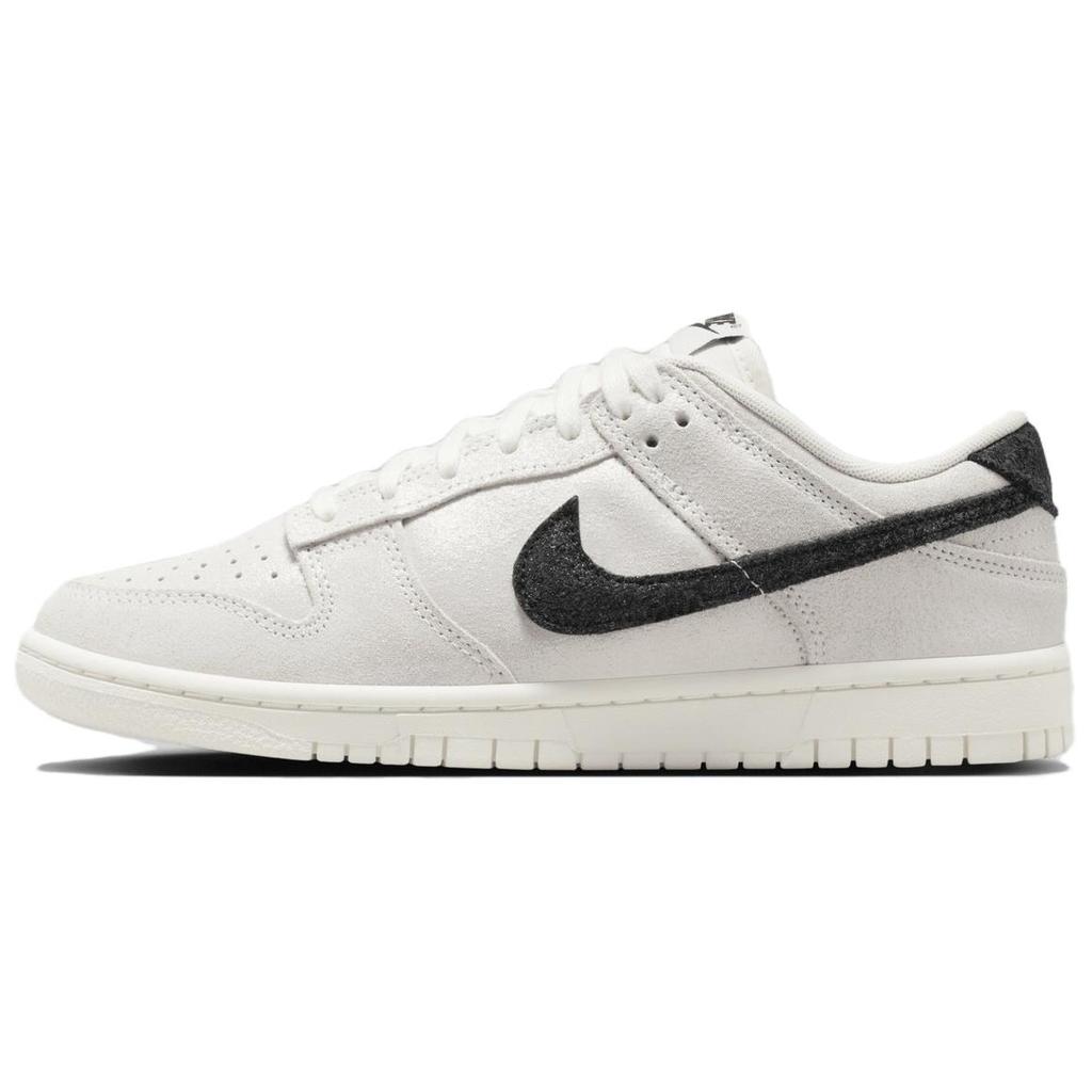 New Nike Dunk Low Se White Black Team Red Women's