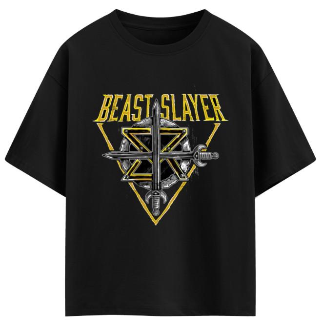 WWE Seth Rollins Black  , Beast Slayer Logo Unisex T-Shirt XL