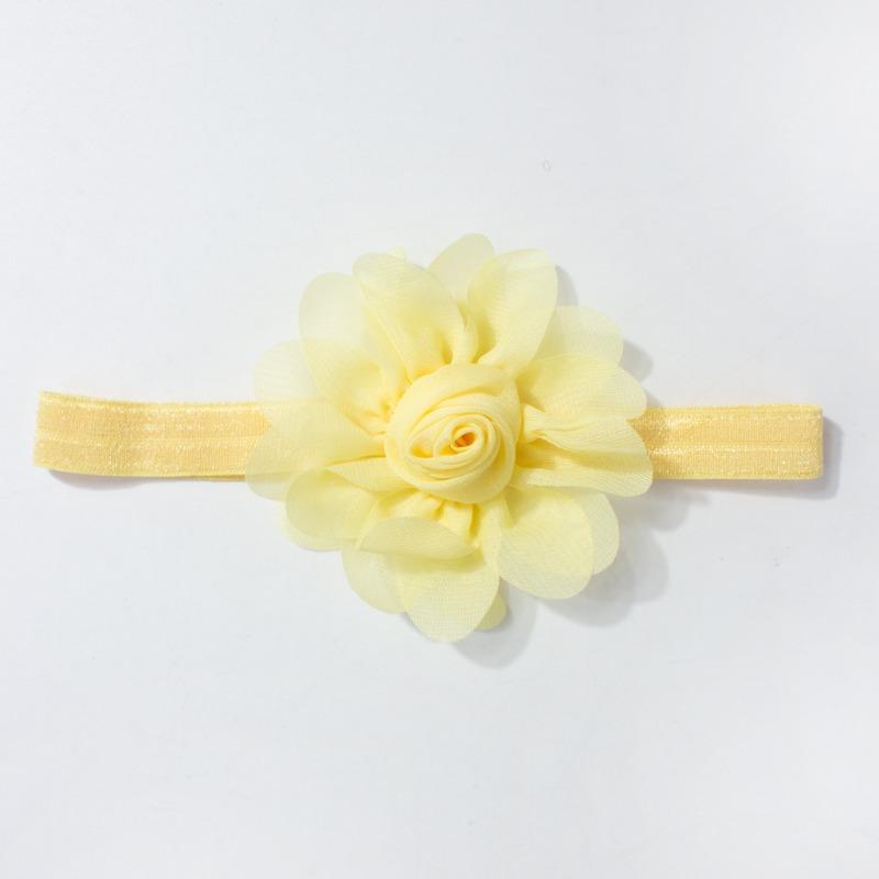New children's chiffon flower headband, baby jewelry, baby jewelry, children's headband 11 colors