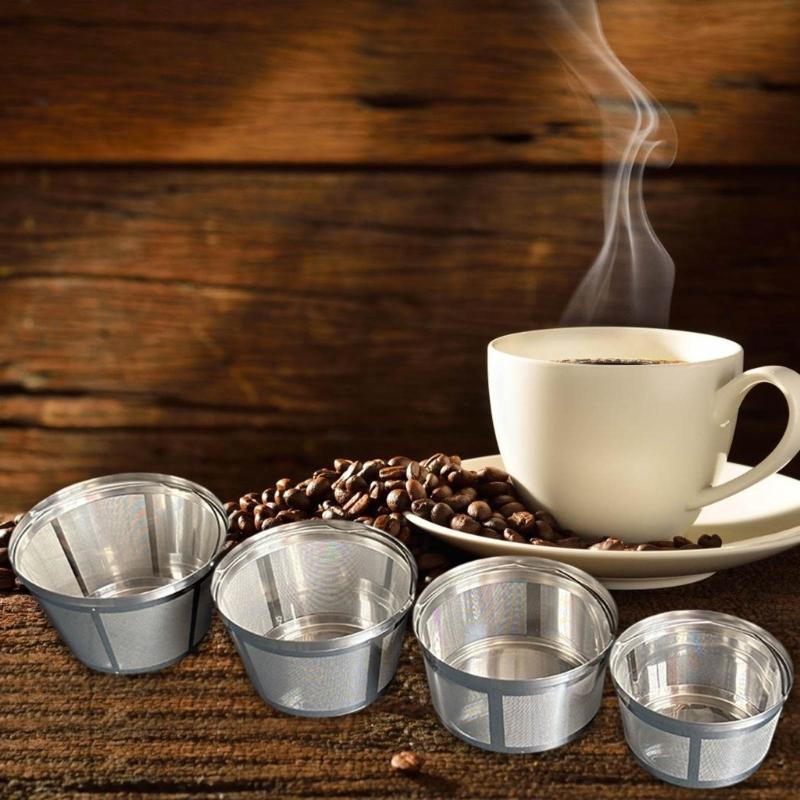 Generic Coffee Filter Basket Nonrust Steel Fine Meshes Screen Durable Construction Suitable with Most Brewer