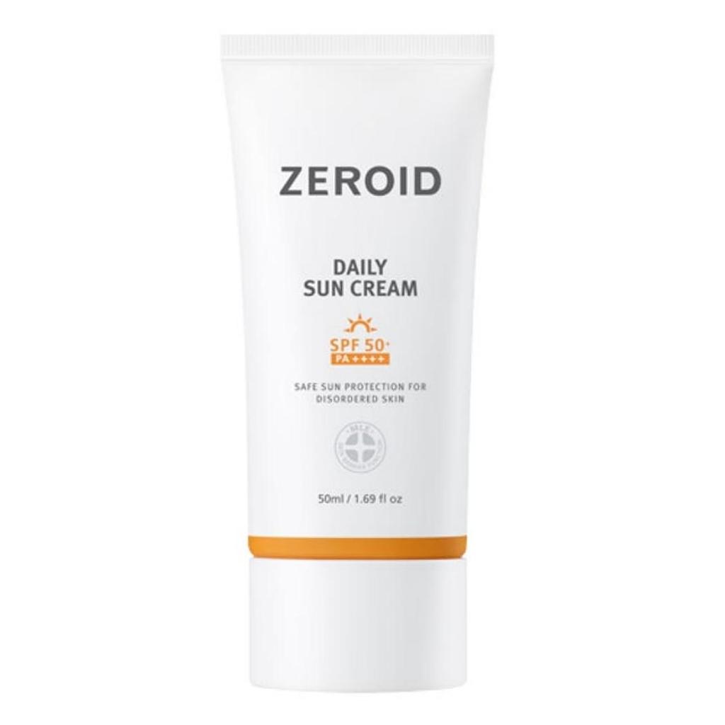 ZEROID Daily Sunscreen SPF50+ PA++++ Lightweight UV Protection Sun Cream 50ml