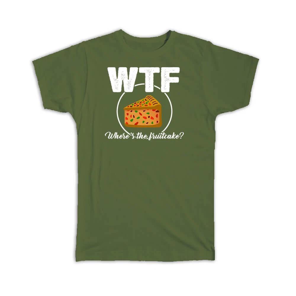 Gift T-Shirt : Fruitcake Christmas Food Funny Humor Art Print Holidays Seasons XL