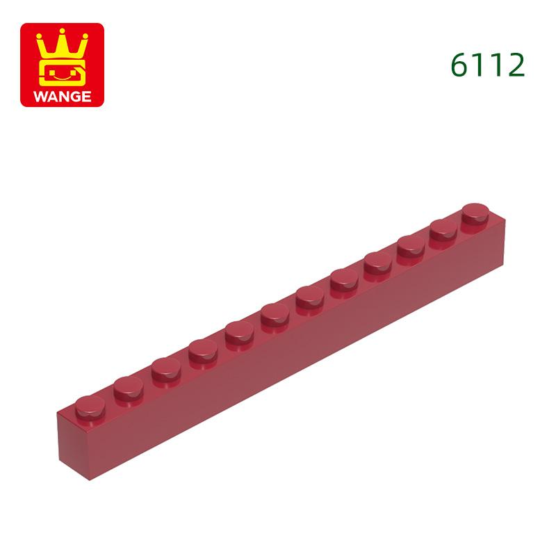 Non-Toxic 22 Pcs/Lot 6112 1X12 High 12 Hole Building Block Moc Color Accessories Compatible With Brick Diy Children'S Toy Assembly Gift