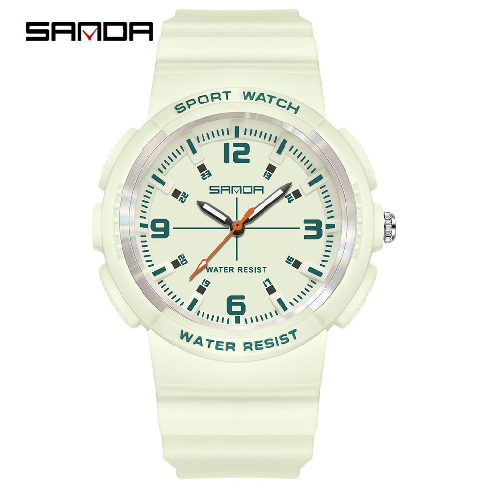 Sanda new 3284 casual sports quartz luminous waterproof 50 meter fashionable men's and women's watch