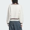 adidas Originals Houndstooth Sweatshirt V-Neck Knit Women Tops KC2687