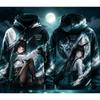 Hoshimi Miyabi Anime-Fuchs-Ohren-Mädchen All-Over-Print Hoodie Retro Mond Grunge Grafik Pullover Sweatshirt Polyester Lässige Kapuzenoberteile