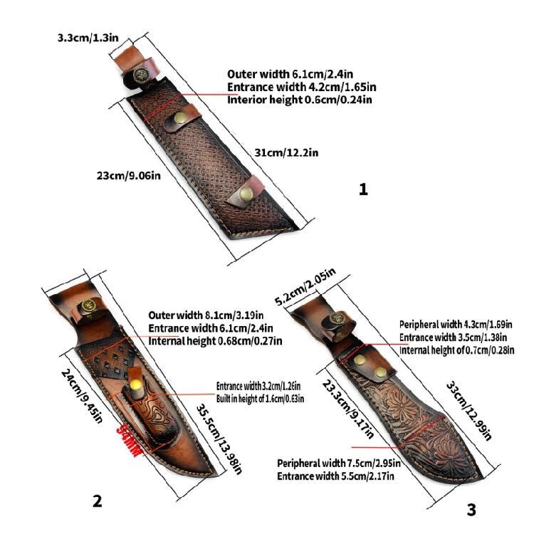 Kamperen Handgemaakte Leren Mes Snijder Schede Snijderhoes Voor Tactische Snijder Veilige Riemhaak Bevestiging Wandelen Essentieel