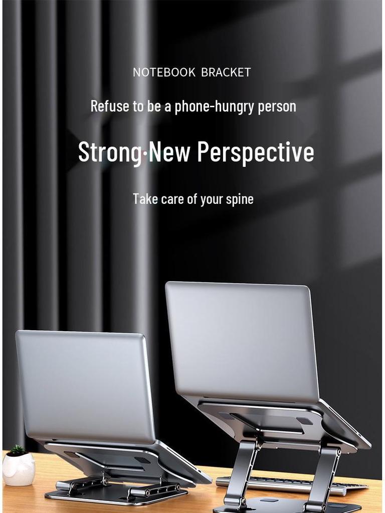 Wornier LS515 Uniwersalny Aluminiowy Stojak na Laptopa i Tablet z Dwuwarstwowym Odprowadzaniem Ciepła