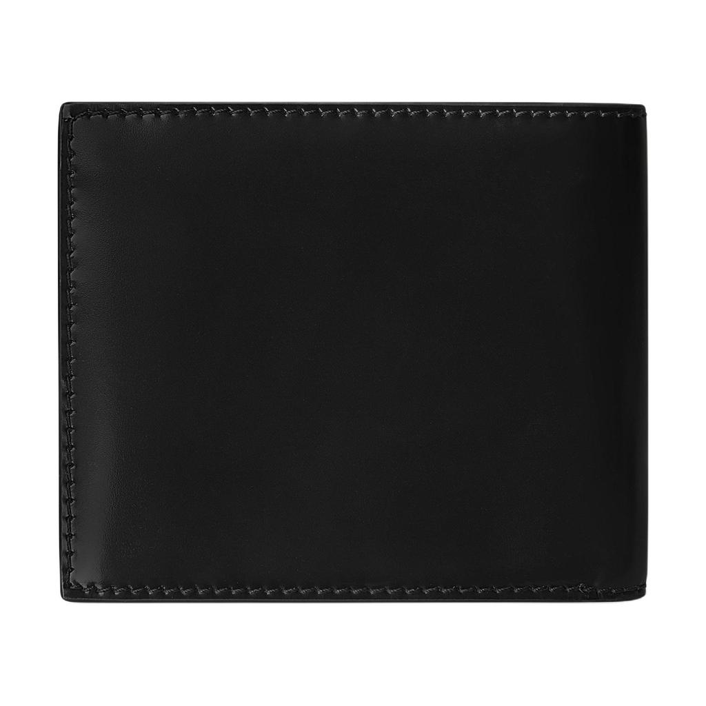 Gucci Embossed Logo Flap Leather Wallet Men wallet Black 817372-AAECS-1000